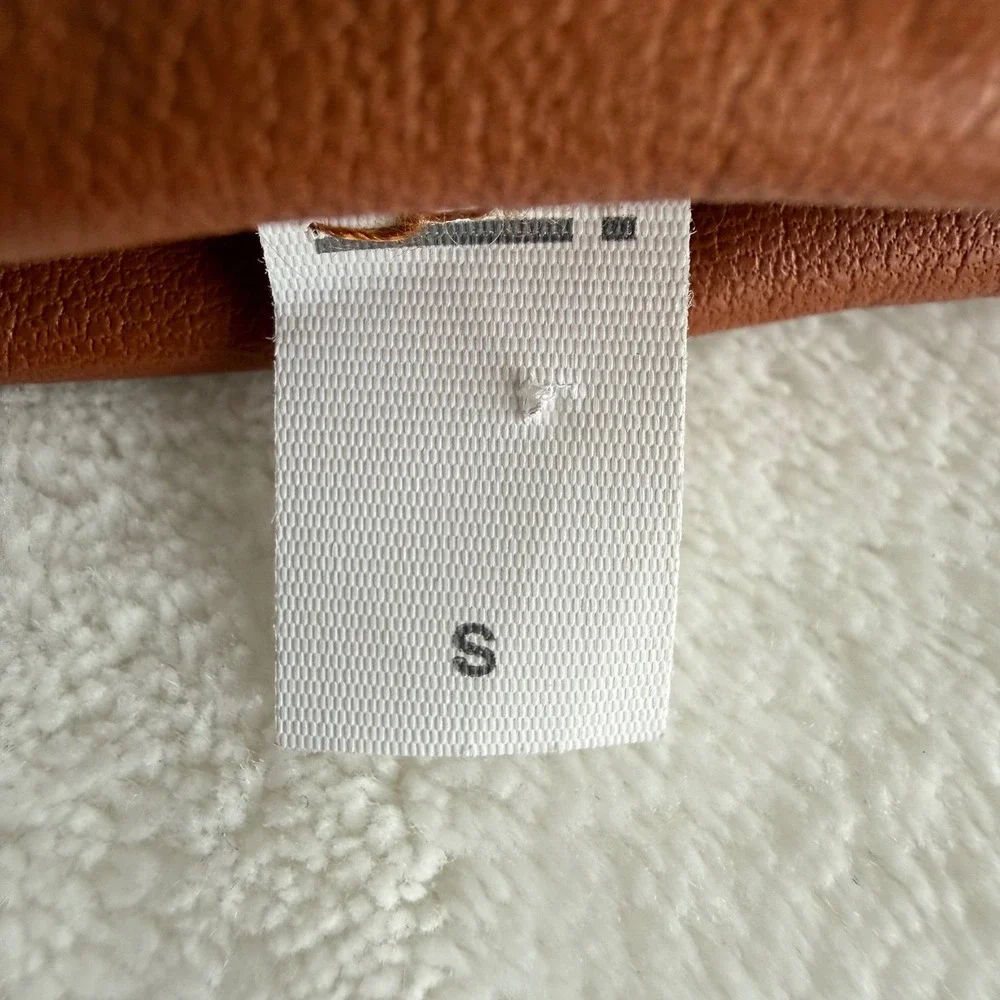 J Crew Womens Gloves Leather Shell Cashmere‎ Lining Small Cognac Tech Touch